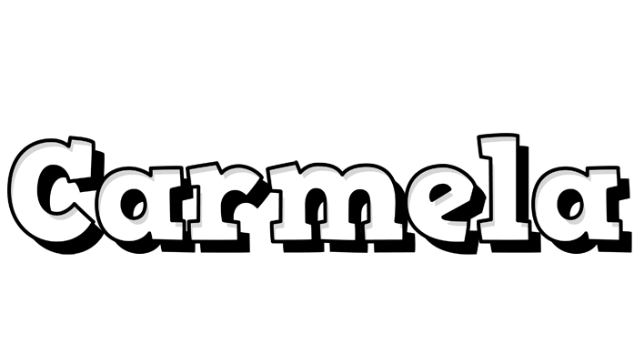 Carmela snowing logo