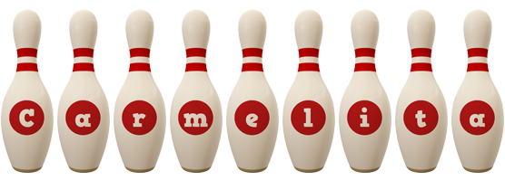 Carmelita bowling-pin logo