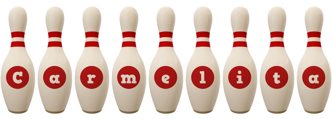 Carmelita bowling-pin logo