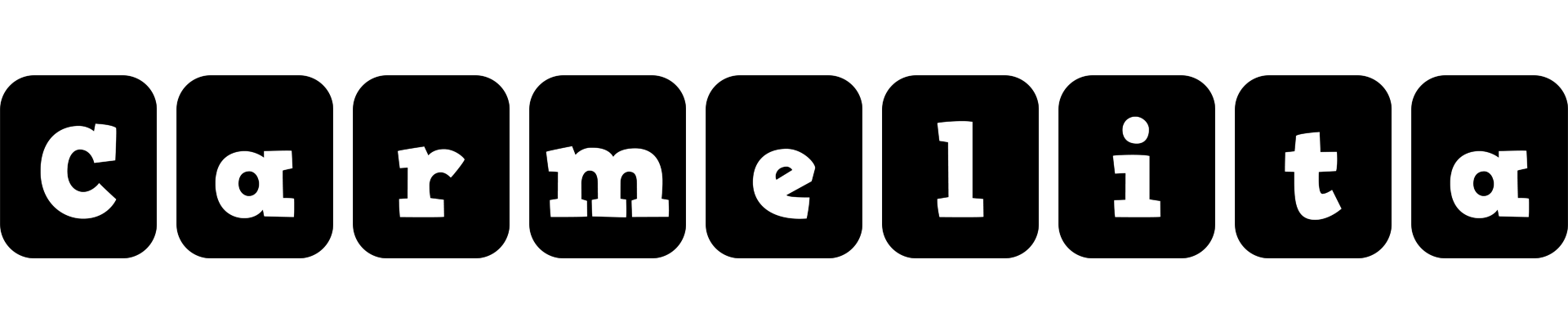 Carmelita box logo