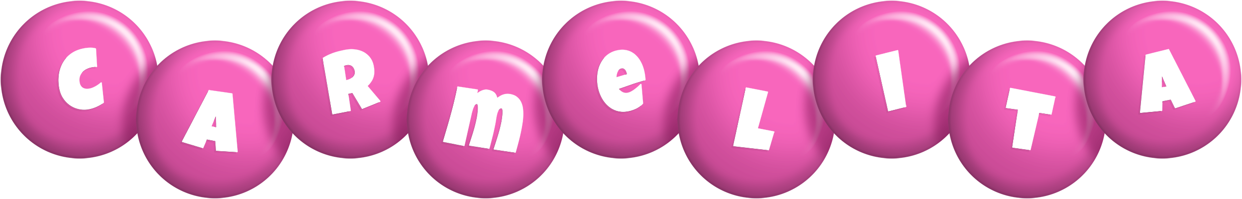 Carmelita candy-pink logo