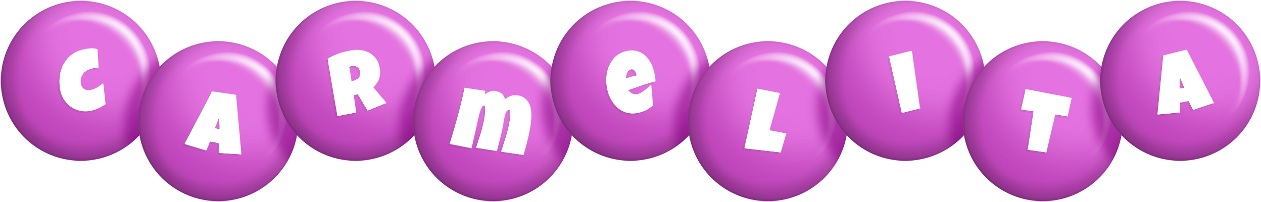 Carmelita candy-purple logo