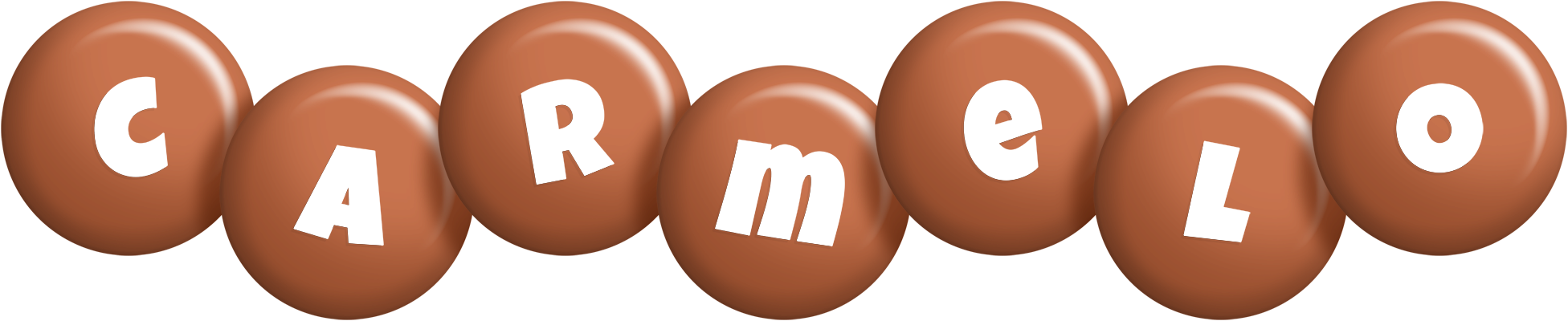Carmelo candy-brown logo