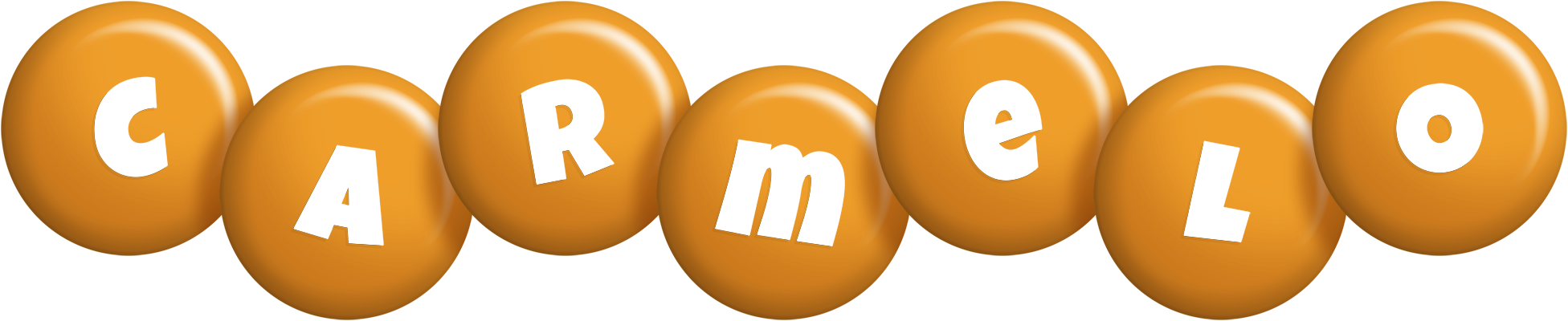 Carmelo candy-orange logo