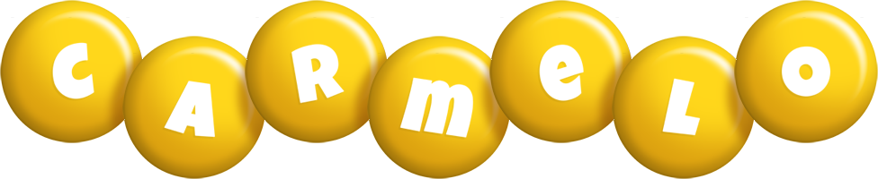 Carmelo candy-yellow logo