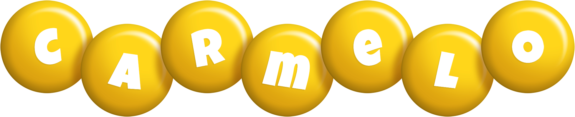 Carmelo candy-yellow logo