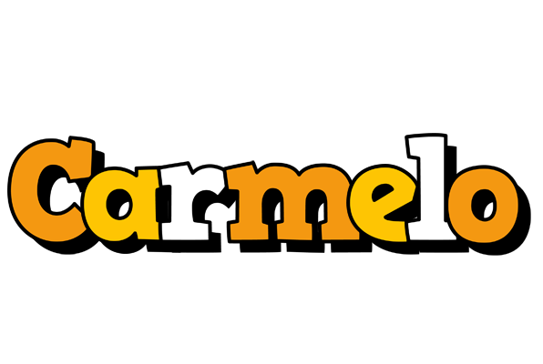 Carmelo cartoon logo