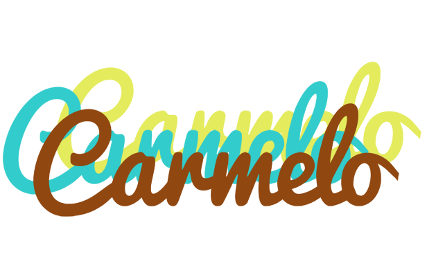 Carmelo cupcake logo