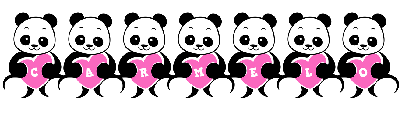Carmelo love-panda logo