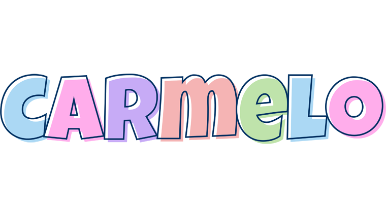 Carmelo pastel logo