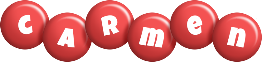 Carmen candy-red logo