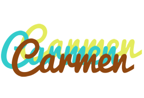 Carmen cupcake logo