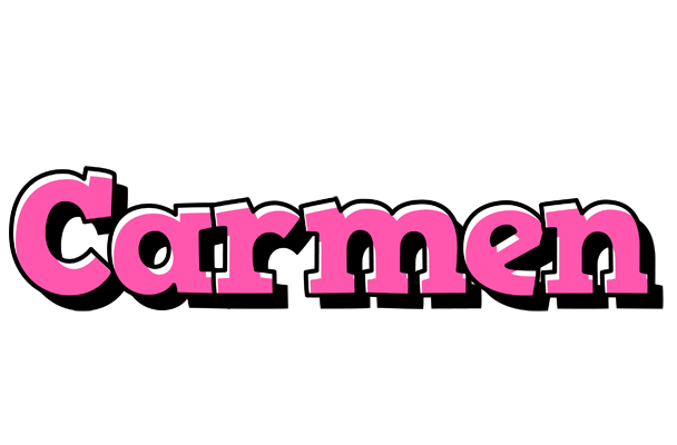 Carmen girlish logo