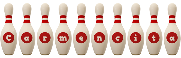 Carmencita bowling-pin logo