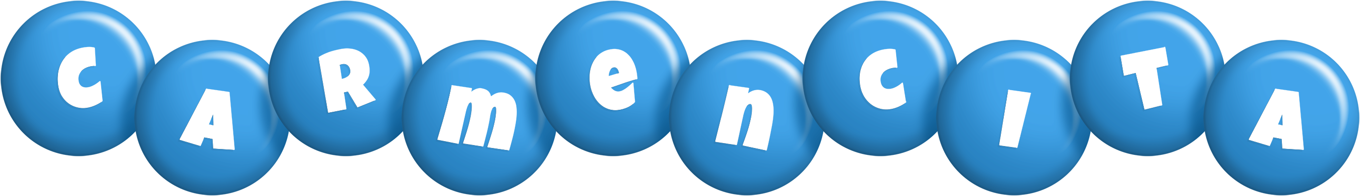 Carmencita candy-blue logo