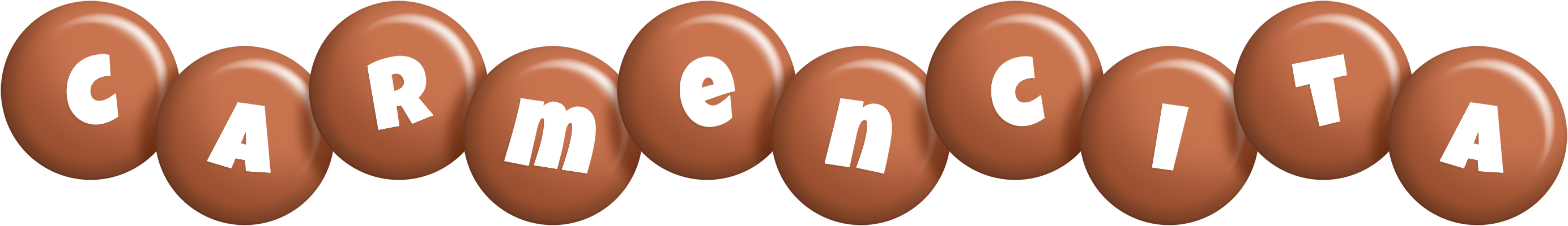 Carmencita candy-brown logo