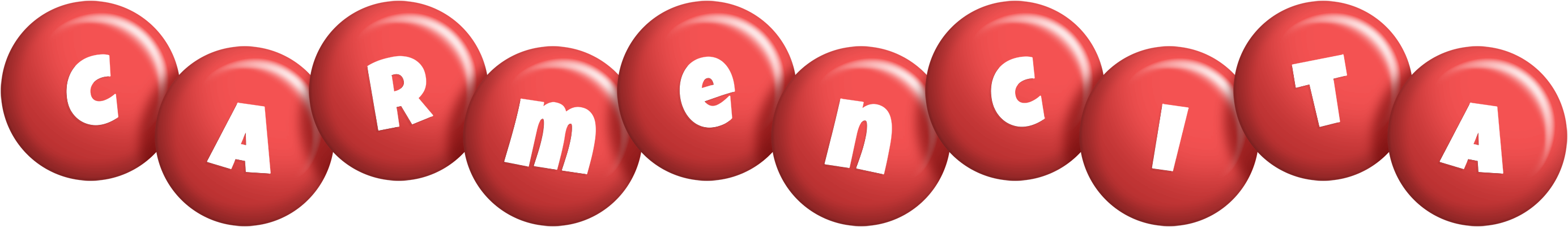 Carmencita candy-red logo