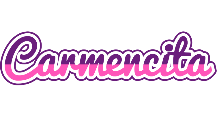 Carmencita cheerful logo
