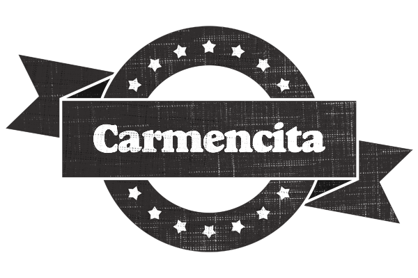 Carmencita grunge logo
