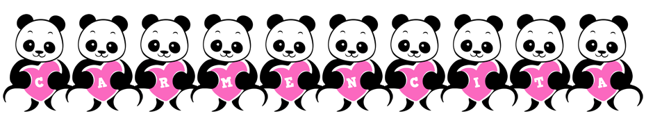 Carmencita love-panda logo