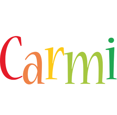 Carmi birthday logo