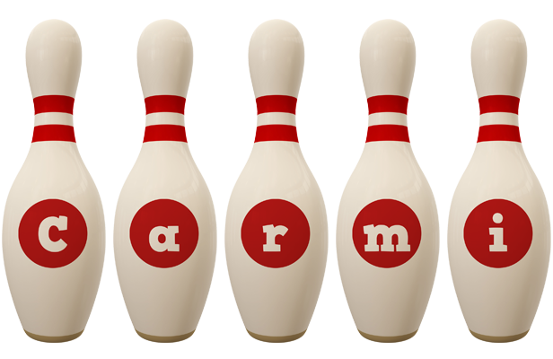 Carmi bowling-pin logo