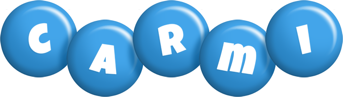 Carmi candy-blue logo