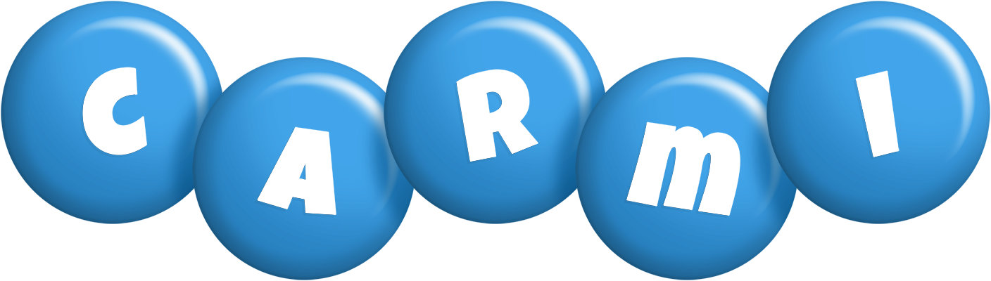Carmi candy-blue logo