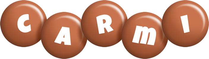 Carmi candy-brown logo
