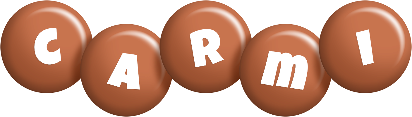 Carmi candy-brown logo