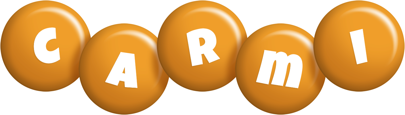 Carmi candy-orange logo