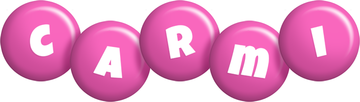 Carmi candy-pink logo