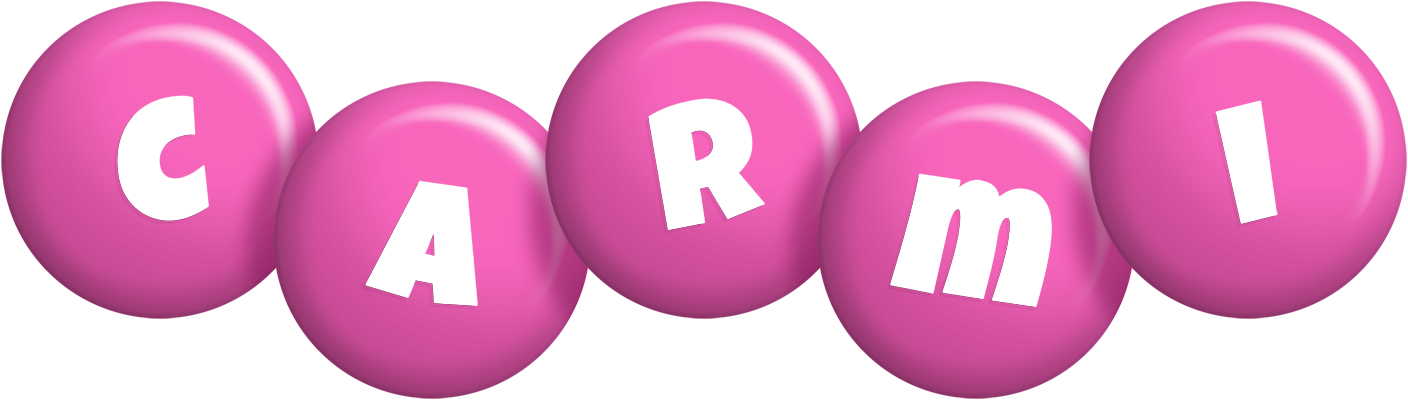 Carmi candy-pink logo