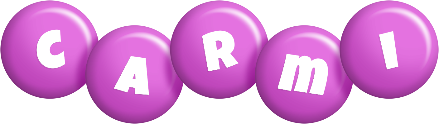 Carmi candy-purple logo