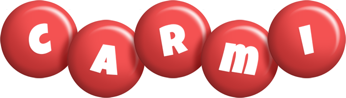 Carmi candy-red logo