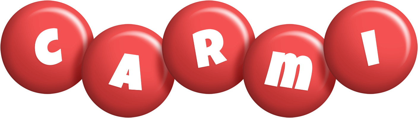 Carmi candy-red logo