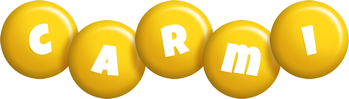 Carmi candy-yellow logo