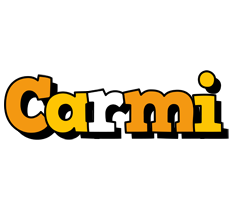 Carmi cartoon logo
