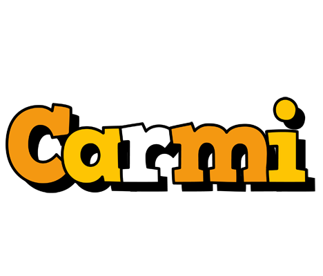 Carmi cartoon logo
