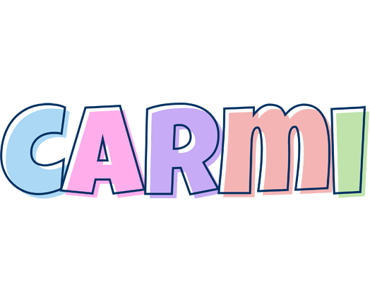Carmi pastel logo