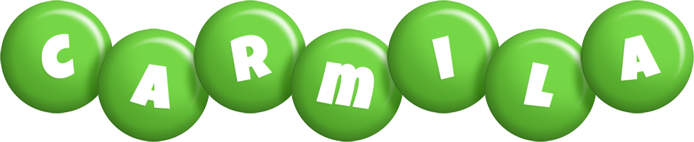 Carmila candy-green logo