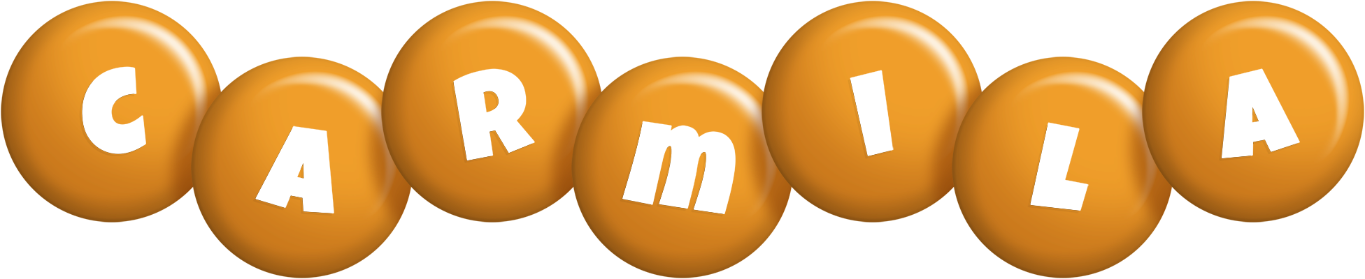 Carmila candy-orange logo