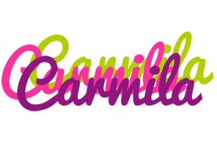 Carmila flowers logo