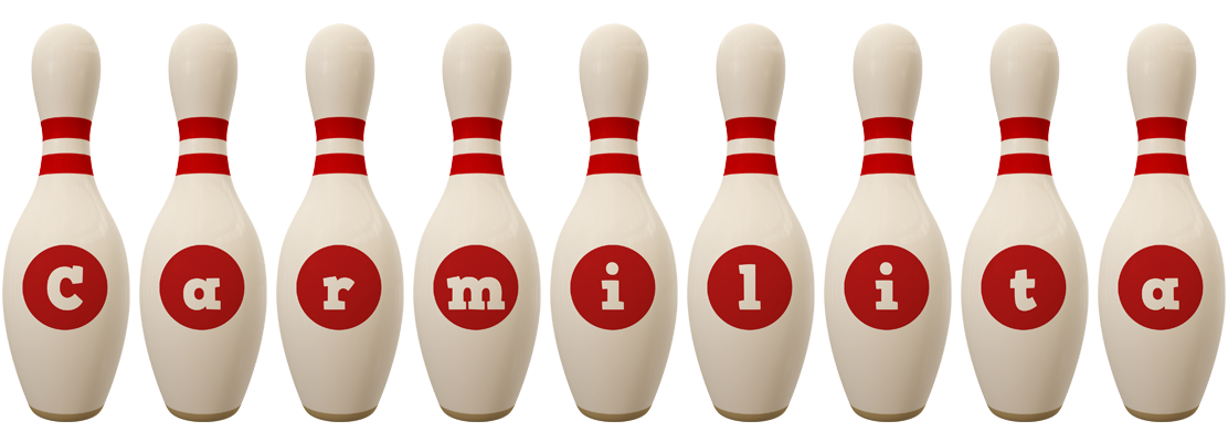 Carmilita bowling-pin logo
