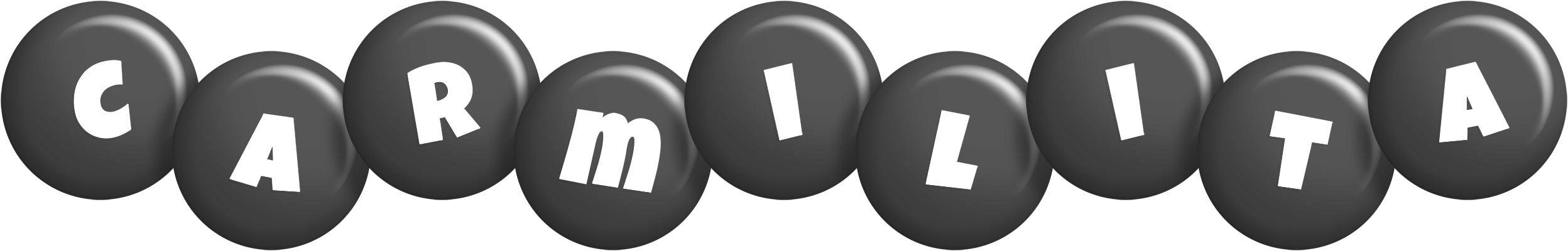 Carmilita candy-black logo