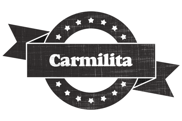 Carmilita grunge logo