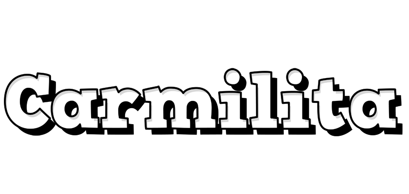 Carmilita snowing logo