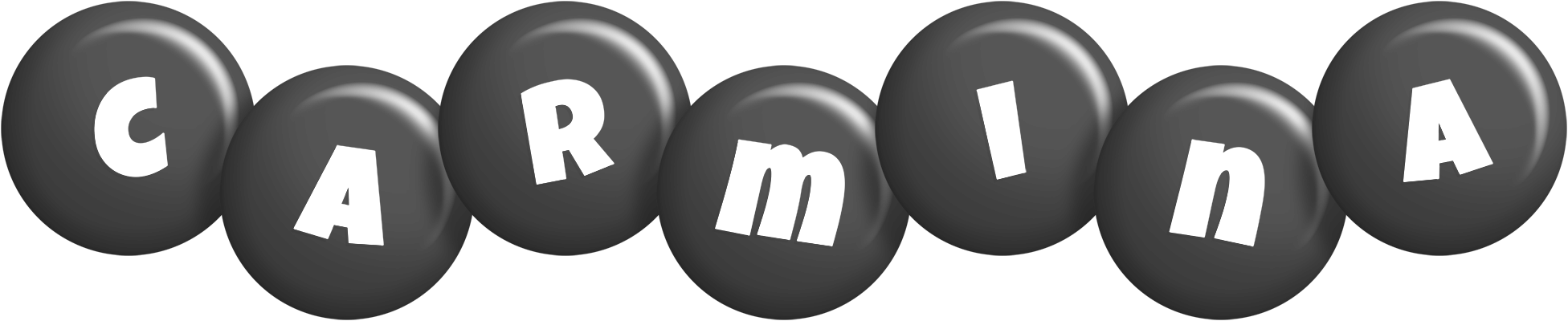 Carmina candy-black logo