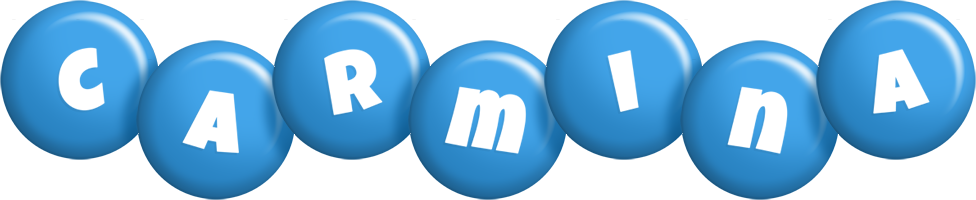 Carmina candy-blue logo