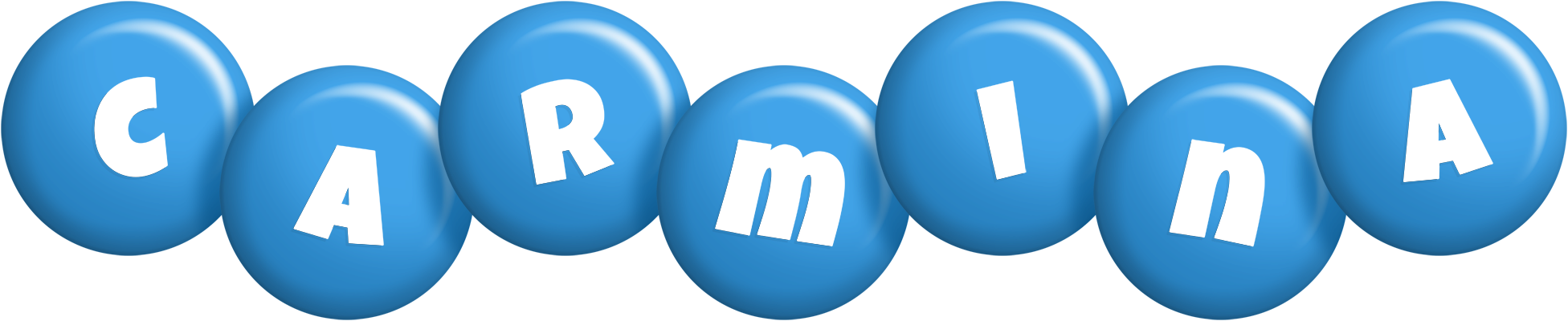 Carmina candy-blue logo